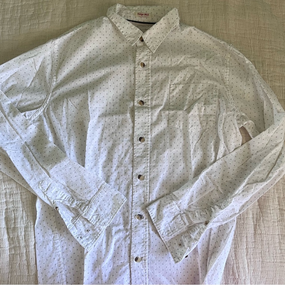 White wrangler dress shirt